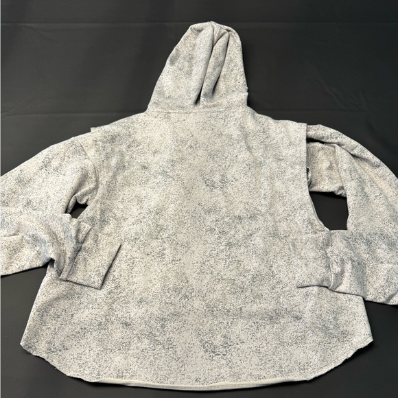 Gymshark Chalk Sweatshirt Hoodie Women's Light Grey Sweat Print Size SMALL - Picture 5 of 7